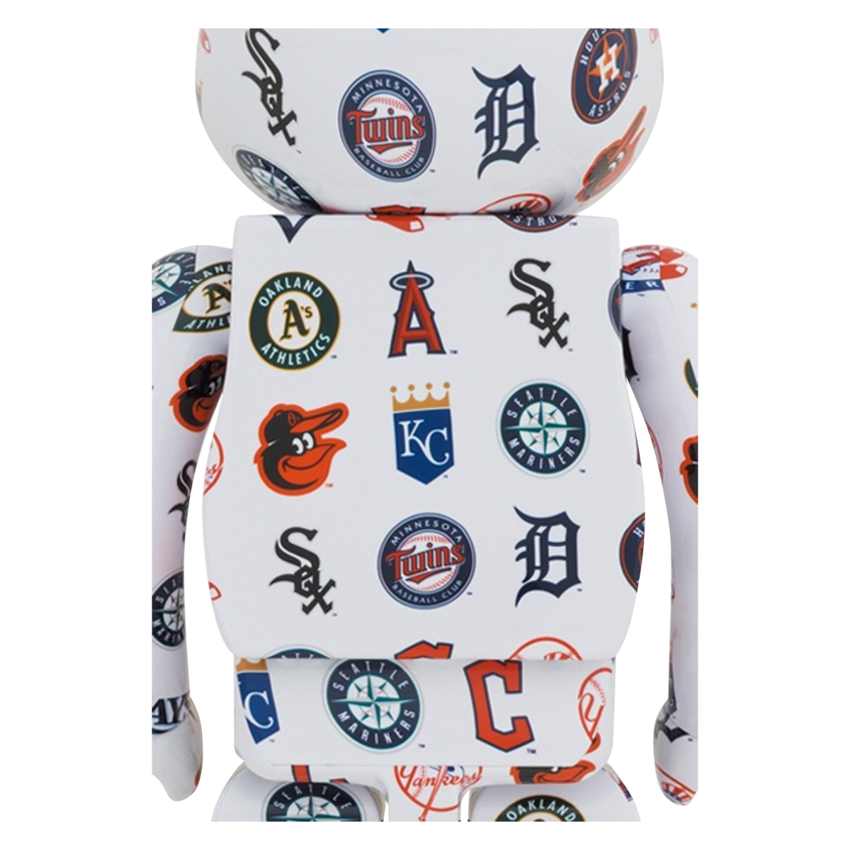 KNOWEAR — BE@RBRICK MLB American League 1000%