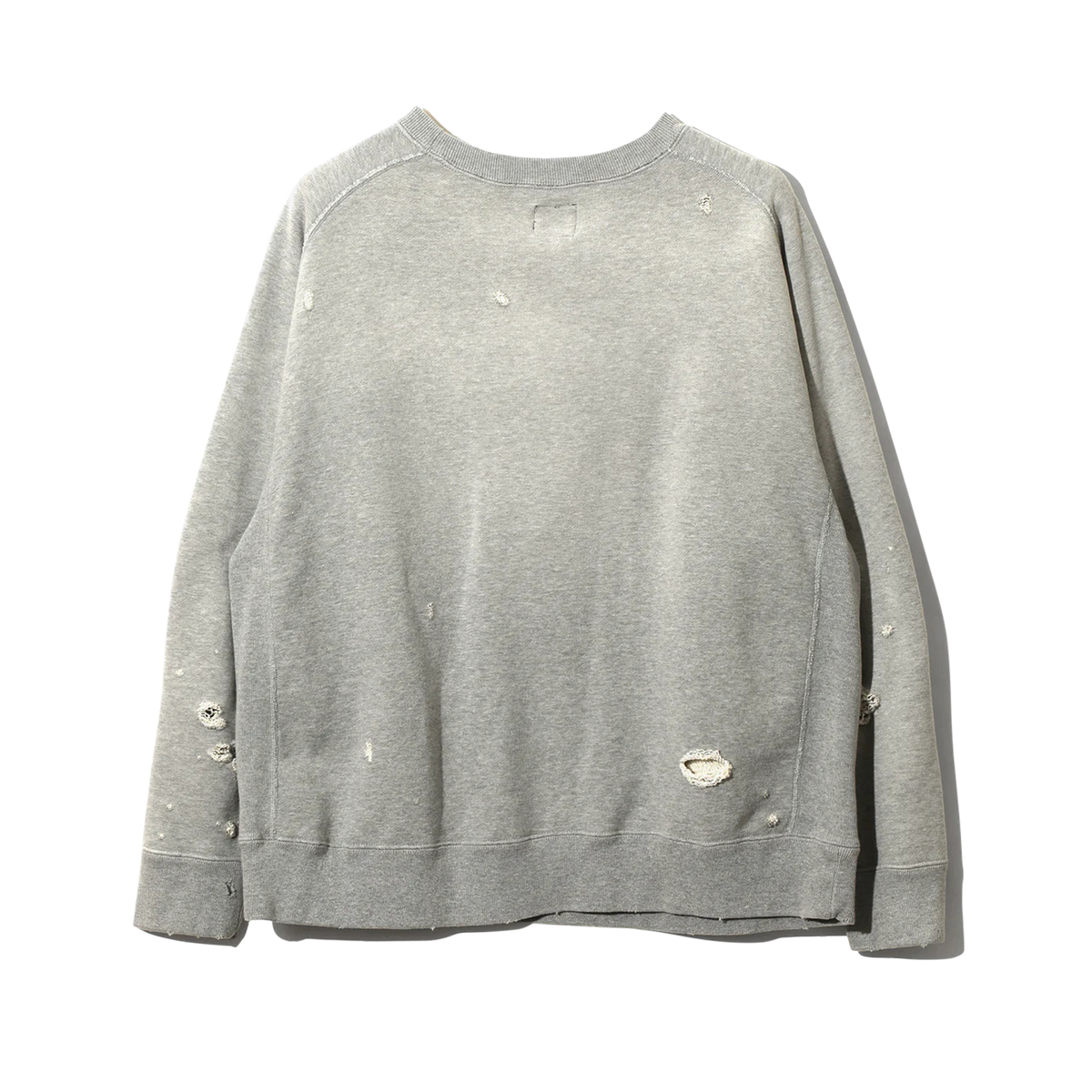 KNOWEAR — Needles - Deconstructed Sweat Shirt - Heather Grey