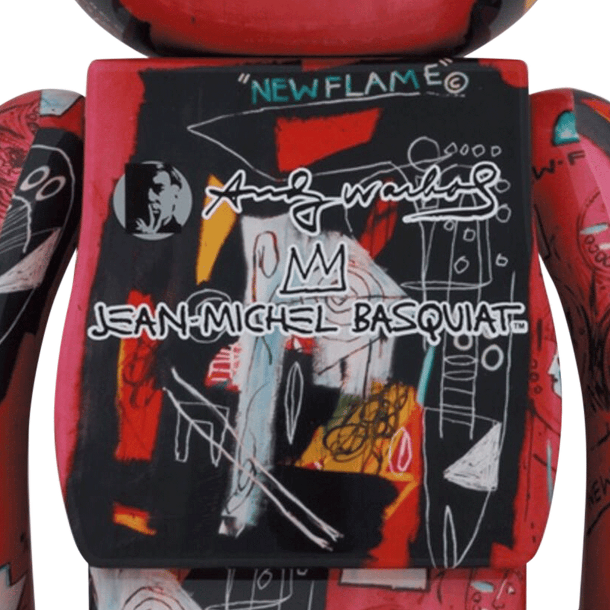 KNOWEAR — BE@RBRICK Warhol x Basquiat #1 1000%