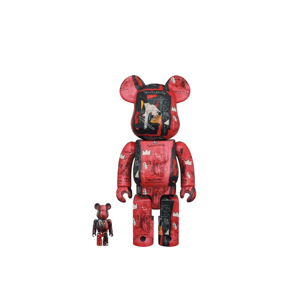 KNOWEAR — BE@RBRICK Warhol x Basquiat #1 100%+400% Set