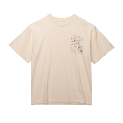 HTG Vibe Higher Tee - Bone