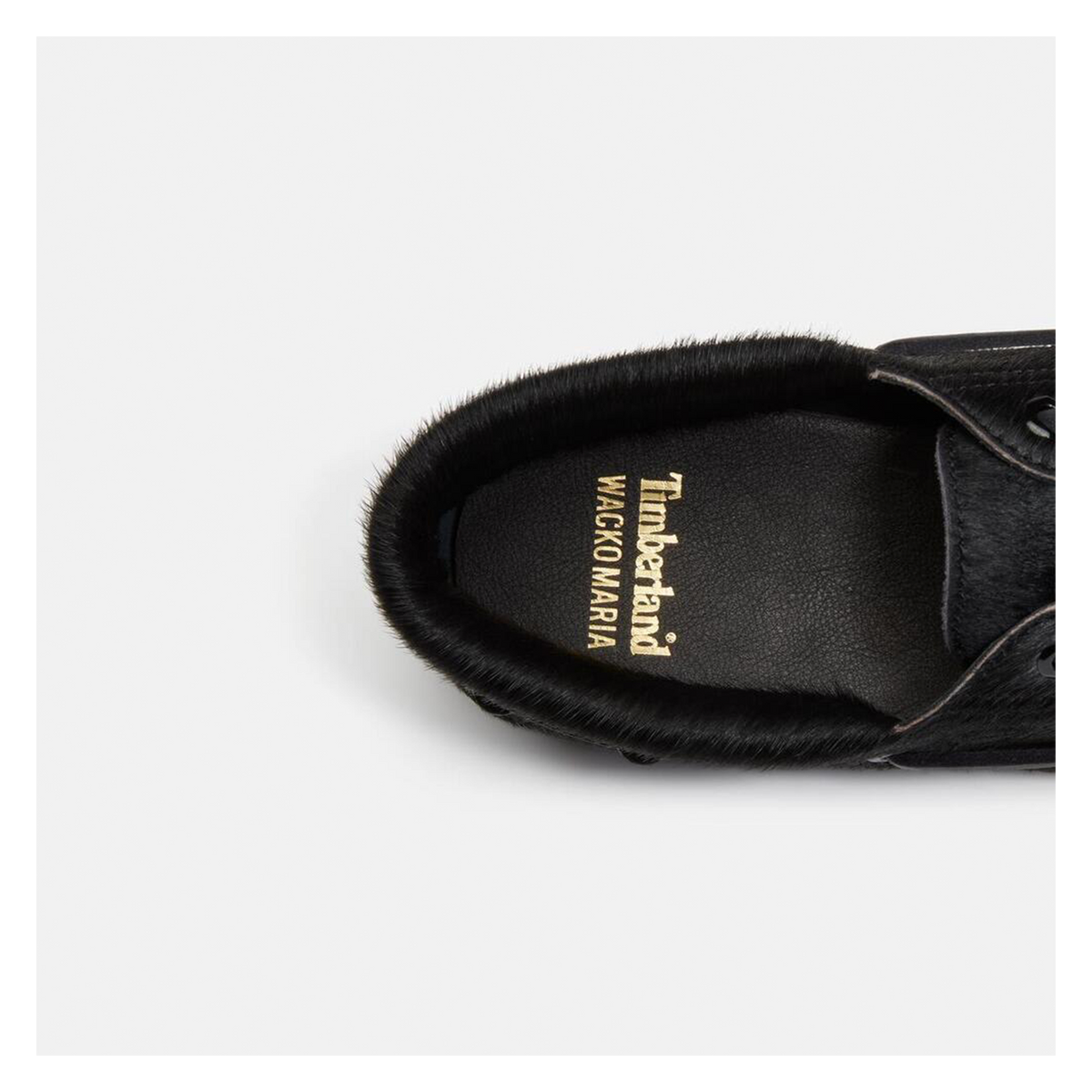 KNOWEAR — Wacko Maria x Timberland 3-Eye Lug - Black Hair-On KNOWEAR — Wacko Maria x Timberland 3-Eye Lug - Black Hair-On