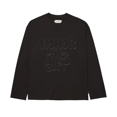 Amp'd Up L/S Tee - Black