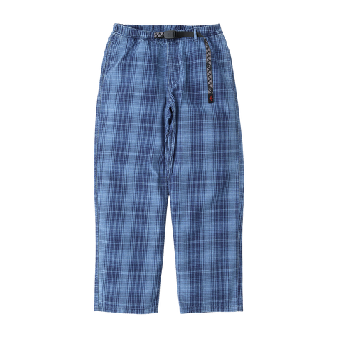 OG Denim Plaid Pant - Indigo