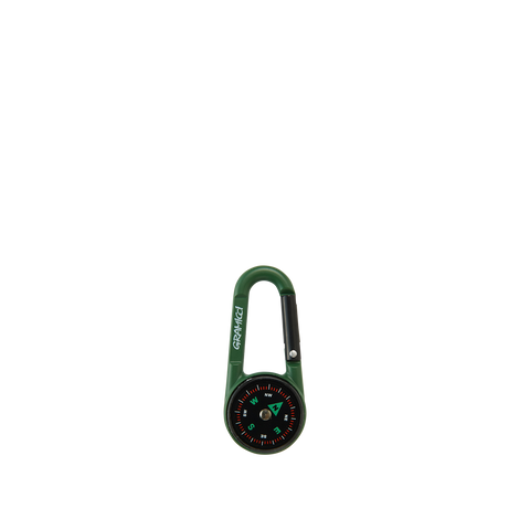 Carabiner Compass - Olive