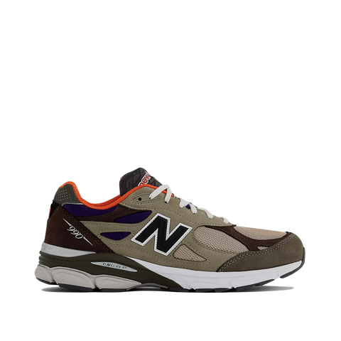 990v3 MADE in USA - Tan with Blue
