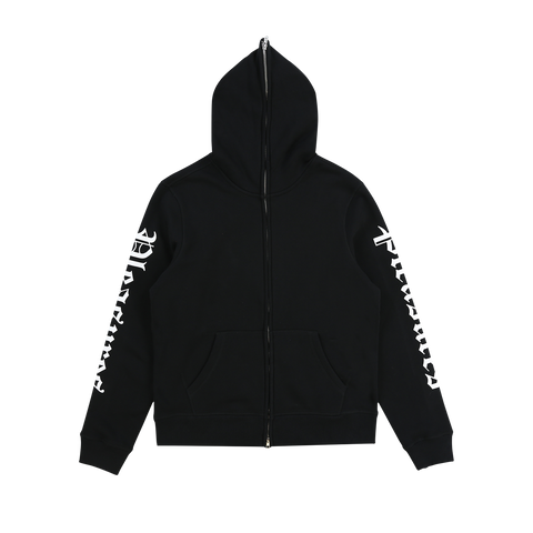 Meditation Zip Hoodie - Black