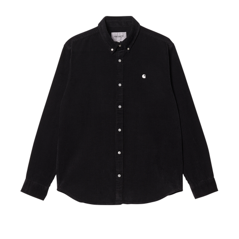 L/S Madison Cord Shirt - Black