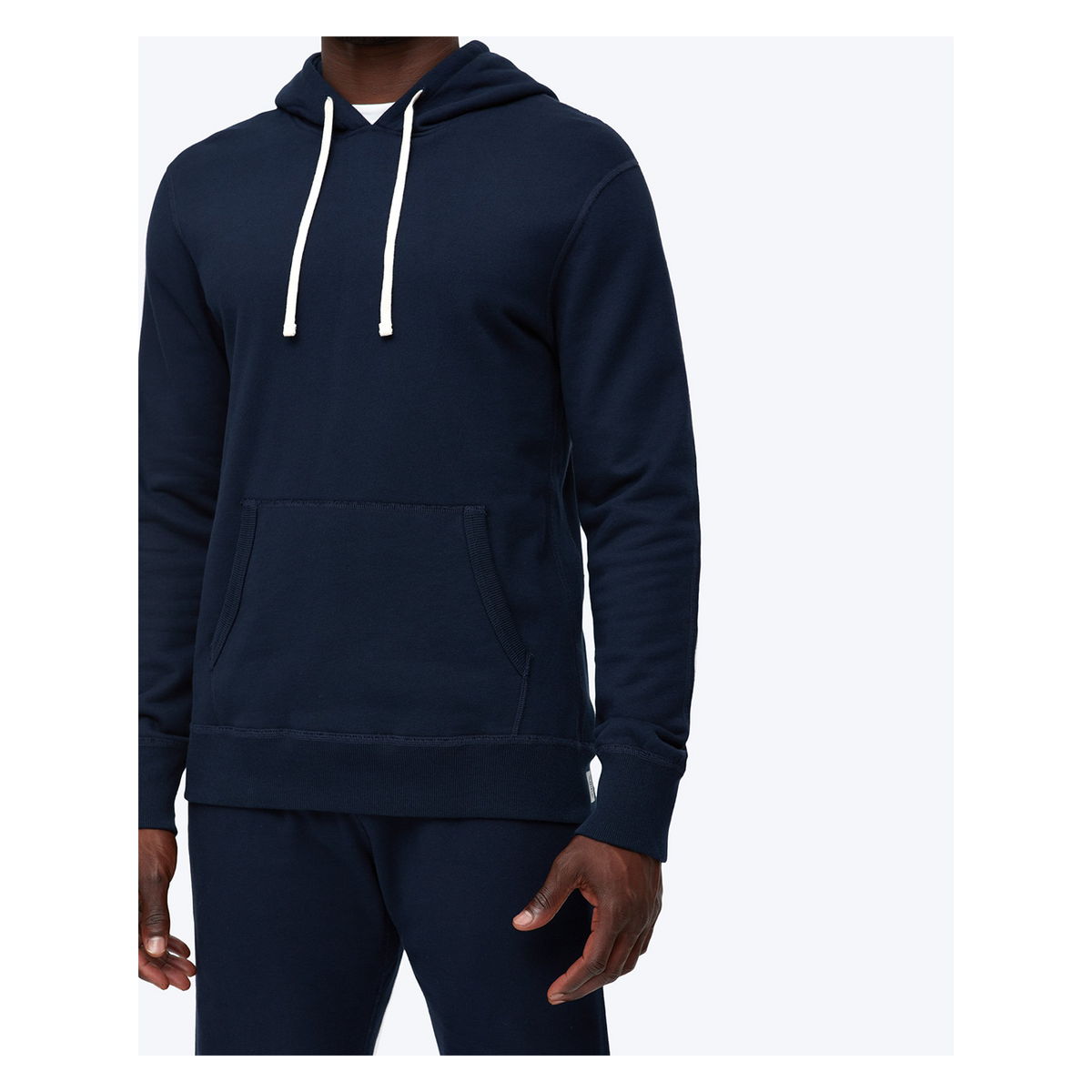 Mid-Weight Terry PO Hoodie - Navy