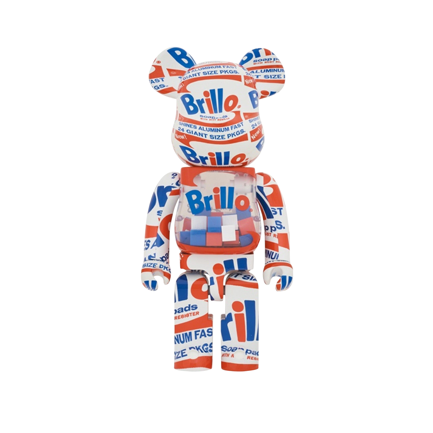 ミリタリー Bearbrick ANDY WARHOL Brillo 2022 1000% KNOWEAR — BE@RBRICK Warhol 