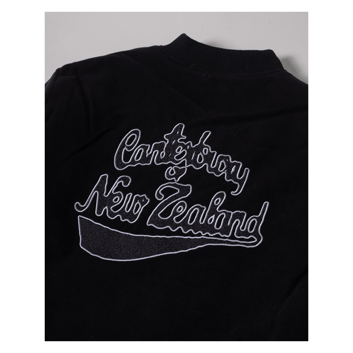 Arcade x Canterbury Letterman Jacket - Black