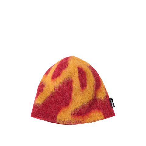 Mohair Burly RM Beanie - Burnt Orange