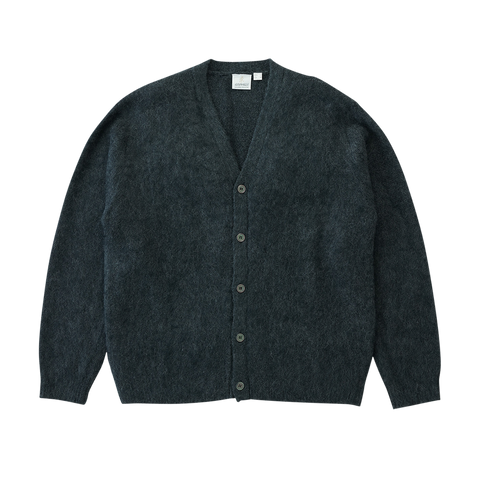 Mohair Cardigan - Charcoal