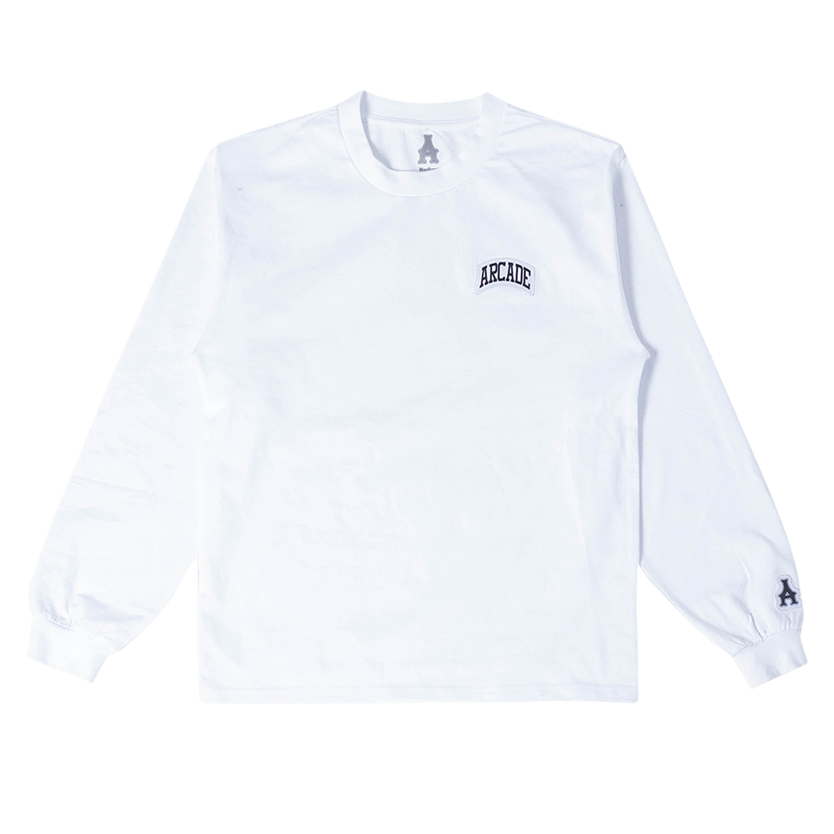 Arch Patch L/S Tee - White