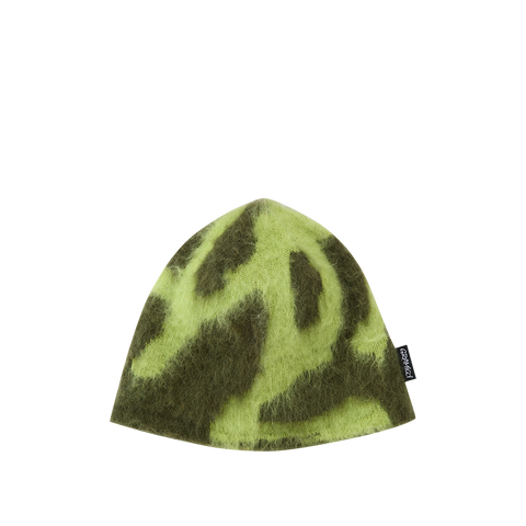 Mohair Burly RM Beanie - Chartreuse