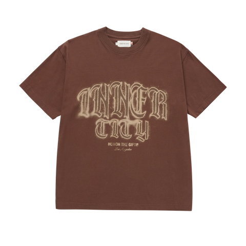 Stamp Inner City Tee - Brown