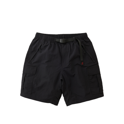 Nylon Explorer Cargo Shorts - Black