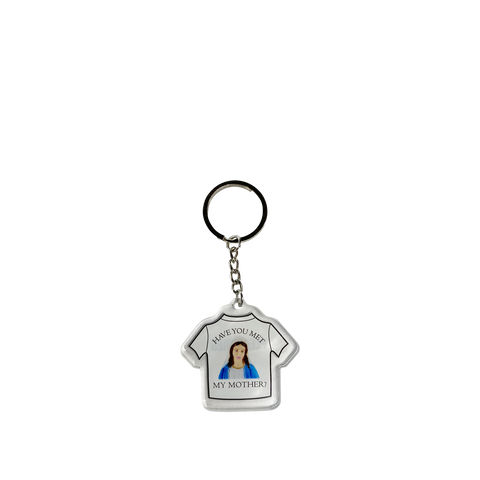 Mother Keychain - White