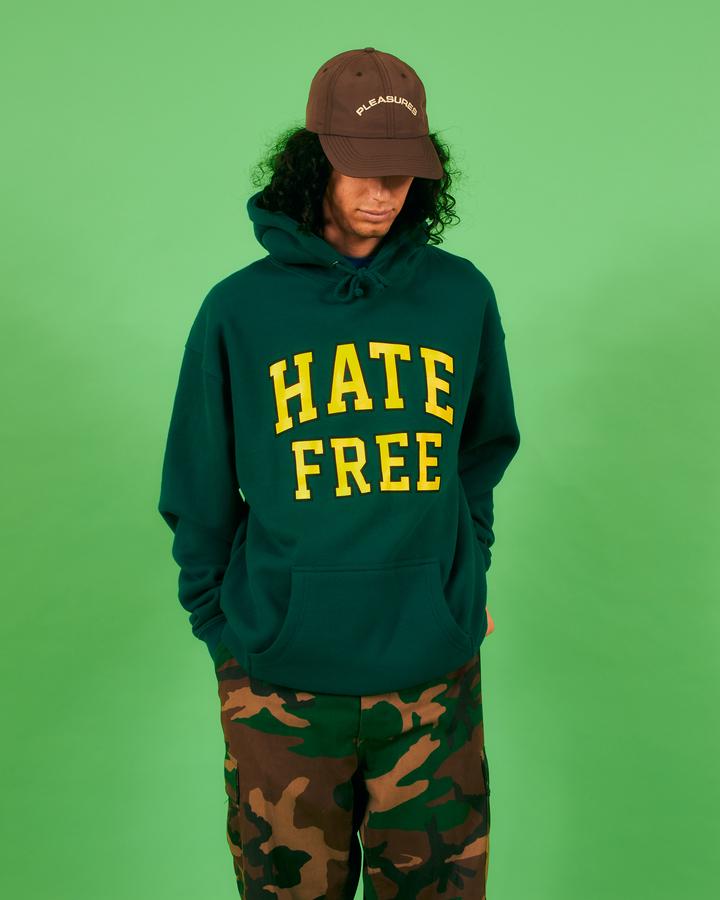 Hate Free Hoodie - Forest Green