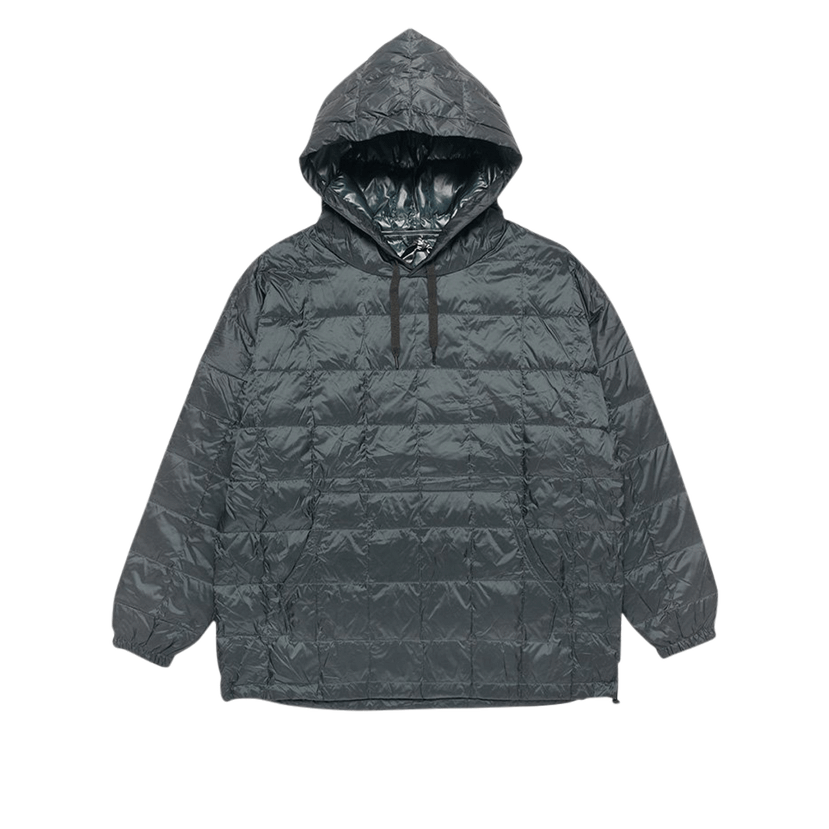 Hooded Down Jacket - Charcoal