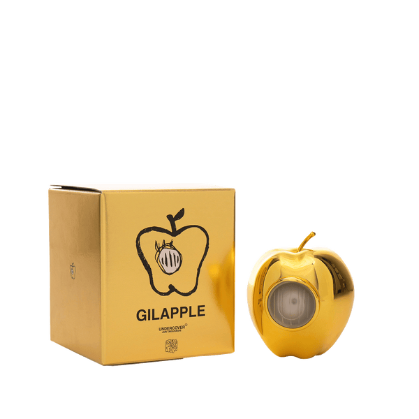 UNDERCOVER GOLDEN GILAPPLE CLOCK クロック UNDERCOVER X MEDICOM &frasl; GILAPPLE GOLDEN LIGHT \u2013 EYE SHUT ISLAND