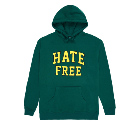 Hate Free Hoodie - Forest Green