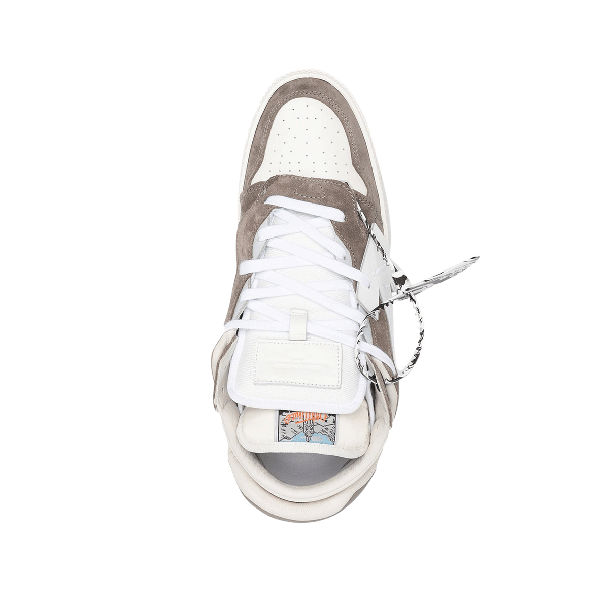 "Floating Arrow" Sneakers - Grey White