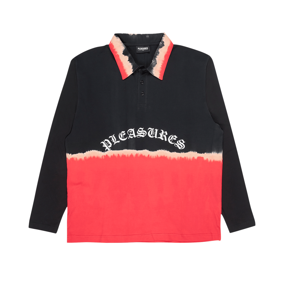 Crisis L/S Polo Shirt - Black