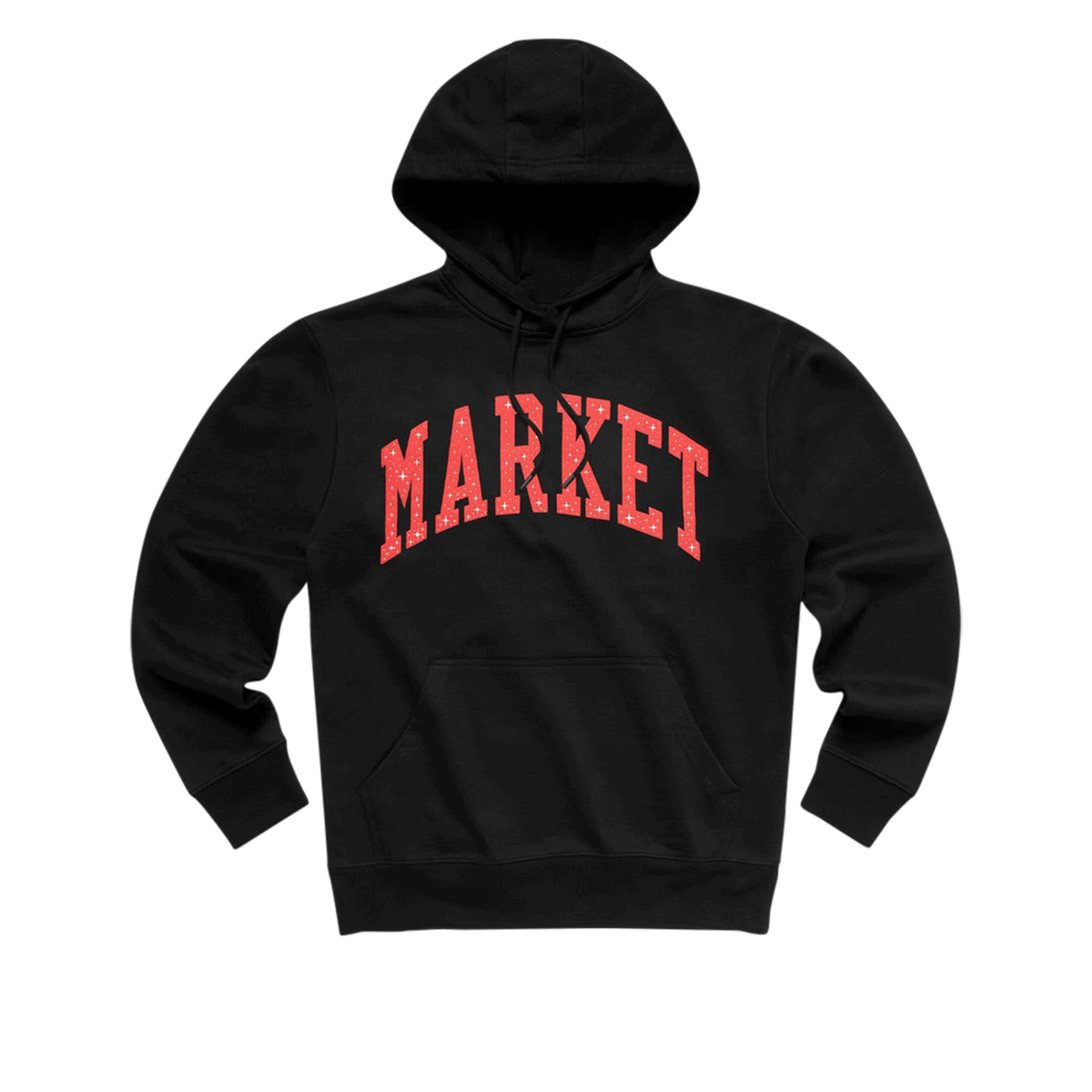 Market Arc Puff Hoodie - Black