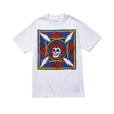 GD Border Sewn Bandana Tee - White