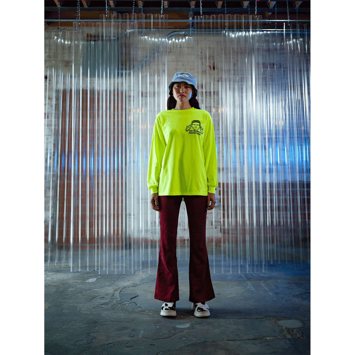 Factory Long Sleeve T-Shirt - Safety Green