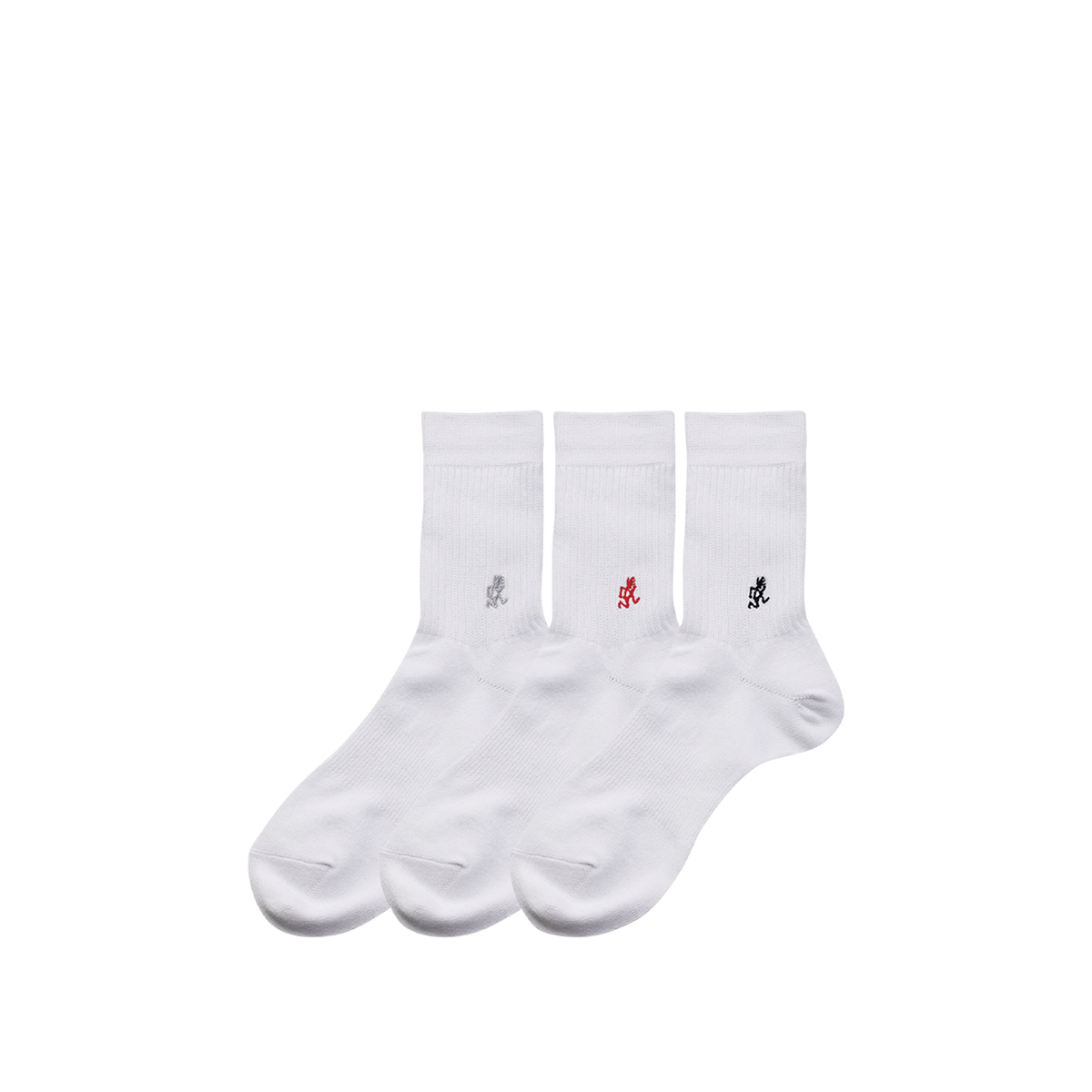Basic Crew Sock 3-Pack - White