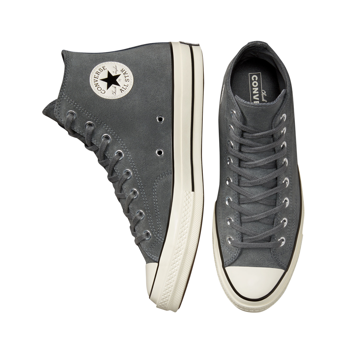 KNOWEAR Chuck Taylor 70 Suede Hi Grey