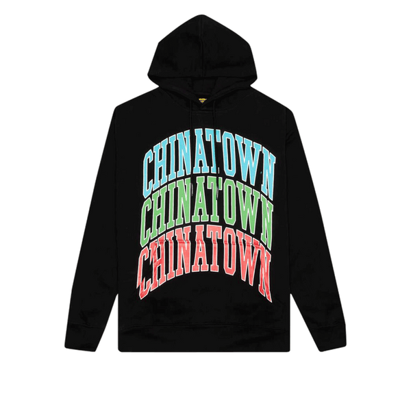 トップス L'Appartement CHINATOWN MARKET Sweat MARKET CHINATOWN ARC PUFF HOODIE | Black Men's Hooded