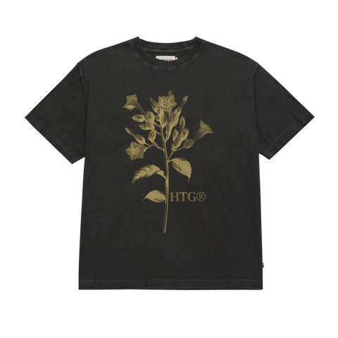 Tobacco Flower S/S Tee - Black