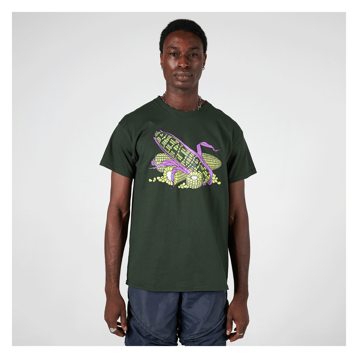 Corn T-Shirt - Forest Green