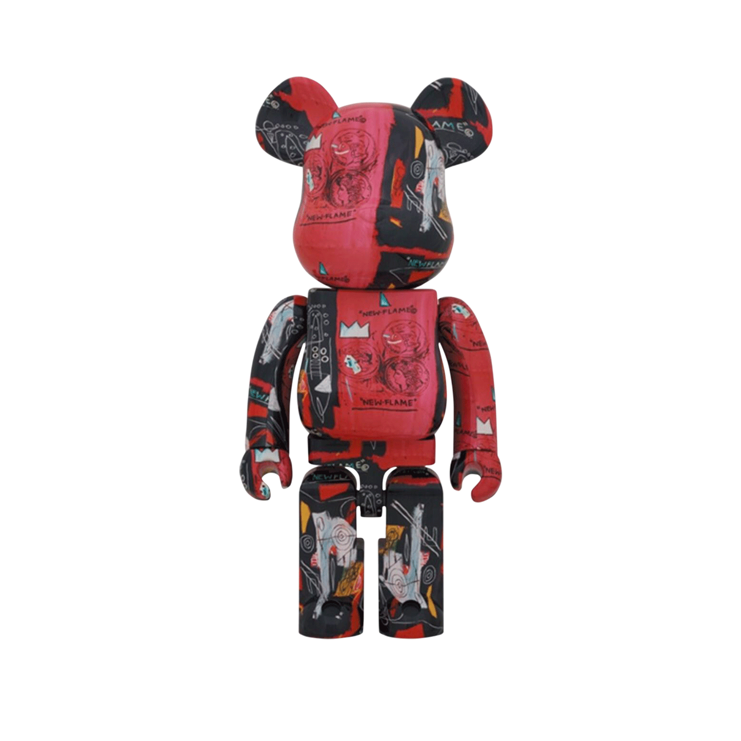 MEDICOM TOY - be@rbrick andy warhol × basquiat 1000% Warhol x Basquiat Bearbrick - 1000% - Version #2 - Medicom