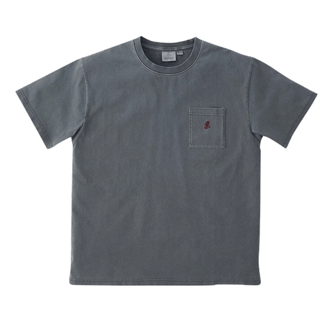 One Point Tee - Grey Pigment